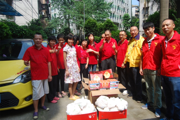 2015年9月社区捐赠物资活动
